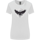 Raven Moon Vikings Womens Wider Cut T-Shirt White