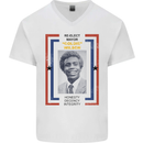 Re-Elect Mayor Goldie Wilson 80's Movie Mens V-Neck Cotton T-Shirt White