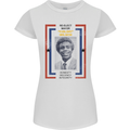 Re-Elect Mayor Goldie Wilson 80's Movie Womens Petite Cut T-Shirt White