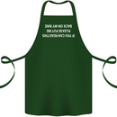 Read this Cycling Cyclist Bicycle Funny Cotton Apron 100% Organic Forest Green