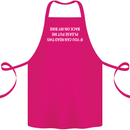 Read this Cycling Cyclist Bicycle Funny Cotton Apron 100% Organic Pink