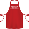 Read this Cycling Cyclist Bicycle Funny Cotton Apron 100% Organic Red