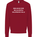 Read this Cycling Cyclist Bicycle Funny Kids Sweatshirt Jumper Red