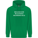 Read this Cycling Cyclist Bicycle Funny Mens 80% Cotton Hoodie Irish Green