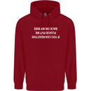 Read this Cycling Cyclist Bicycle Funny Mens 80% Cotton Hoodie Red