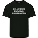 Read this Cycling Cyclist Bicycle Funny Mens Cotton T-Shirt Tee Top Black
