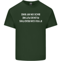 Read this Cycling Cyclist Bicycle Funny Mens Cotton T-Shirt Tee Top Forest Green