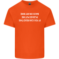 Read this Cycling Cyclist Bicycle Funny Mens Cotton T-Shirt Tee Top Orange