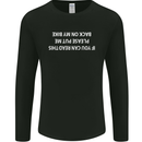 Read this Cycling Cyclist Bicycle Funny Mens Long Sleeve T-Shirt Black