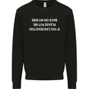 Read this Cycling Cyclist Bicycle Funny Mens Sweatshirt Jumper Black
