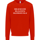 Read this Cycling Cyclist Bicycle Funny Mens Sweatshirt Jumper Bright Red