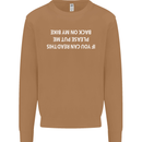 Read this Cycling Cyclist Bicycle Funny Mens Sweatshirt Jumper Caramel Latte