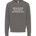 Read this Cycling Cyclist Bicycle Funny Mens Sweatshirt Jumper Charcoal