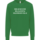 Read this Cycling Cyclist Bicycle Funny Mens Sweatshirt Jumper Irish Green
