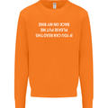 Read this Cycling Cyclist Bicycle Funny Mens Sweatshirt Jumper Orange