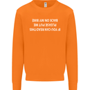 Read this Cycling Cyclist Bicycle Funny Mens Sweatshirt Jumper Orange