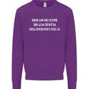Read this Cycling Cyclist Bicycle Funny Mens Sweatshirt Jumper Purple