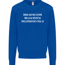 Read this Cycling Cyclist Bicycle Funny Mens Sweatshirt Jumper Royal Blue