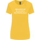 Read this Cycling Cyclist Bicycle Funny Womens Wider Cut T-Shirt Yellow