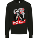 Ready for Monday Funny Work Skull Mens Sweatshirt Jumper Black