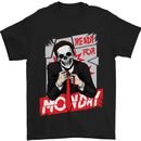 Ready for Monday Funny Work Skull Mens T-Shirt Cotton Gildan Black