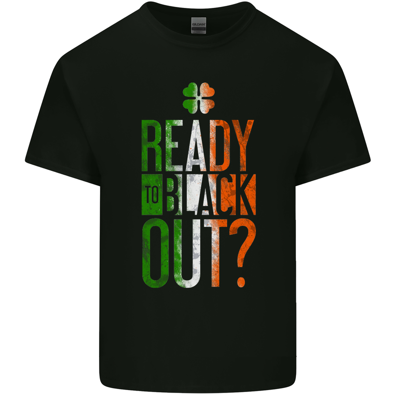 Ready to Black out St. Patrick's Day MMA Kids T-Shirt Childrens Black