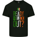 Ready to Black out St. Patrick's Day MMA Mens Cotton T-Shirt Tee Top Black