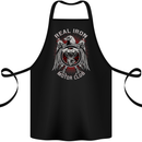 Real Iron Motorcycle Motorbike Biker Cotton Apron 100% Organic Black