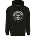 Rebel Cafe Racer Biker Motorbike Motorcycle Childrens Kids Hoodie Black