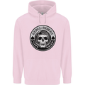 Rebel Cafe Racer Biker Motorbike Motorcycle Childrens Kids Hoodie Light Pink