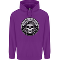 Rebel Cafe Racer Biker Motorbike Motorcycle Childrens Kids Hoodie Purple
