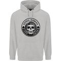 Rebel Cafe Racer Biker Motorbike Motorcycle Childrens Kids Hoodie Sports Grey