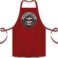 Rebel Cafe Racer Biker Motorbike Motorcycle Cotton Apron 100% Organic Maroon