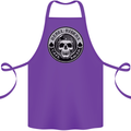 Rebel Cafe Racer Biker Motorbike Motorcycle Cotton Apron 100% Organic Purple