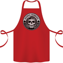 Rebel Cafe Racer Biker Motorbike Motorcycle Cotton Apron 100% Organic Red