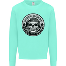 Rebel Cafe Racer Biker Motorbike Motorcycle Kids Sweatshirt Jumper Peppermint