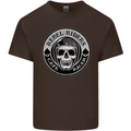 Rebel Cafe Racer Biker Motorbike Motorcycle Kids T-Shirt Childrens Chocolate