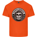 Rebel Cafe Racer Biker Motorbike Motorcycle Kids T-Shirt Childrens Orange