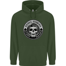 Rebel Cafe Racer Biker Motorbike Motorcycle Mens 80% Cotton Hoodie Forest Green