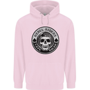 Rebel Cafe Racer Biker Motorbike Motorcycle Mens 80% Cotton Hoodie Light Pink