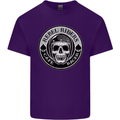 Rebel Cafe Racer Biker Motorbike Motorcycle Mens Cotton T-Shirt Tee Top Purple