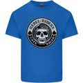 Rebel Cafe Racer Biker Motorbike Motorcycle Mens Cotton T-Shirt Tee Top Royal Blue