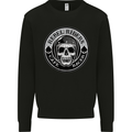 Rebel Cafe Racer Biker Motorbike Motorcycle Mens Sweatshirt Jumper Black