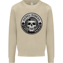 Rebel Cafe Racer Biker Motorbike Motorcycle Mens Sweatshirt Jumper Sand