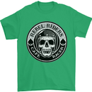 Rebel Cafe Racer Biker Motorbike Motorcycle Mens T-Shirt Cotton Gildan Irish Green