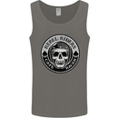 Rebel Cafe Racer Biker Motorbike Motorcycle Mens Vest Tank Top Charcoal