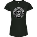 Rebel Cafe Racer Biker Motorbike Motorcycle Womens Petite Cut T-Shirt Black