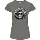 Rebel Cafe Racer Biker Motorbike Motorcycle Womens Petite Cut T-Shirt Charcoal