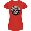 Rebel Cafe Racer Biker Motorbike Motorcycle Womens Petite Cut T-Shirt Red