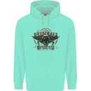 Rebel Wings Motorcycle Originals Childrens Kids Hoodie Peppermint